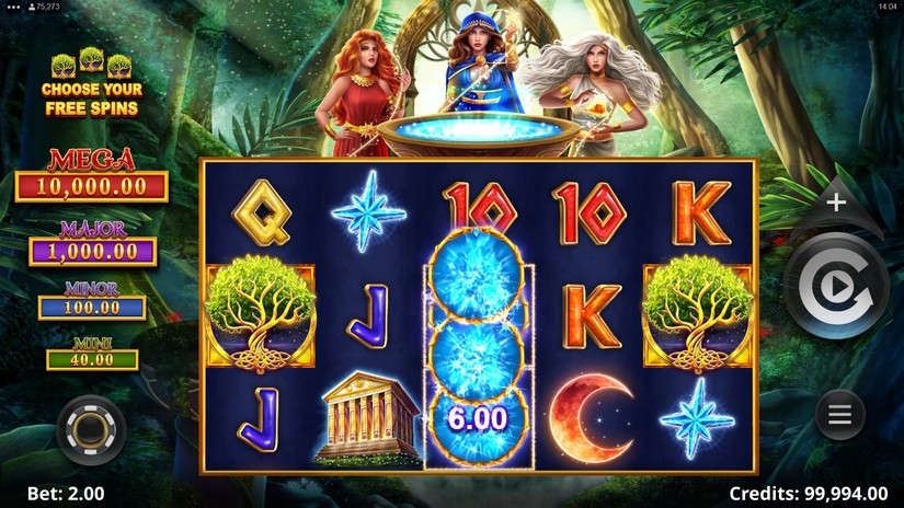 Amazing Link Fates slot screen 2