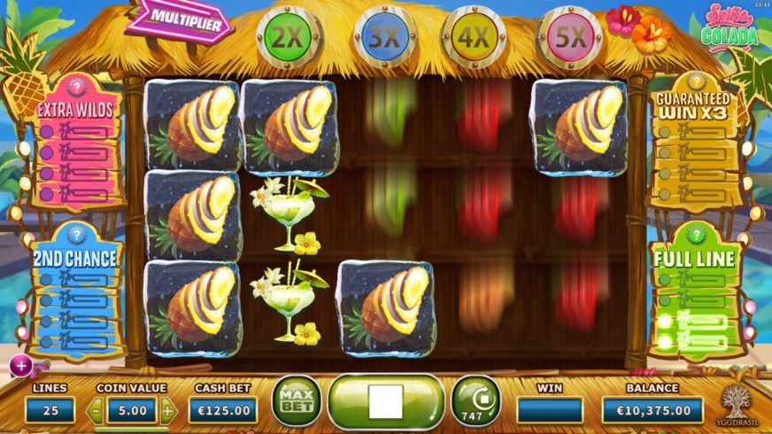 Spina Colada slot screen 3
