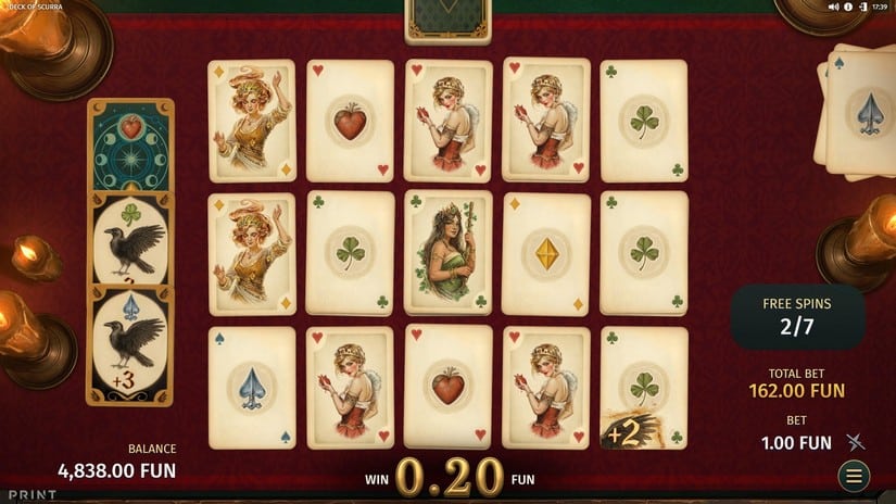 Deck of Scurra slot screen 4