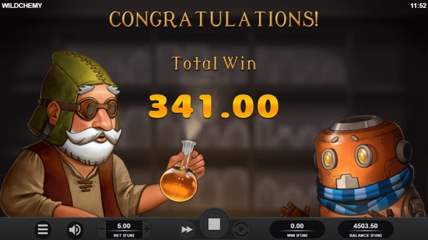 Wildchemy slot screen 5
