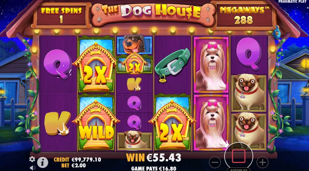 The Dog House Megaways slot machine