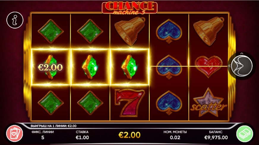 Chance Machine 5 slot screen 2