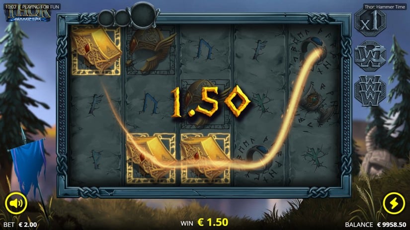 Thor Hammer Time slot screen 3