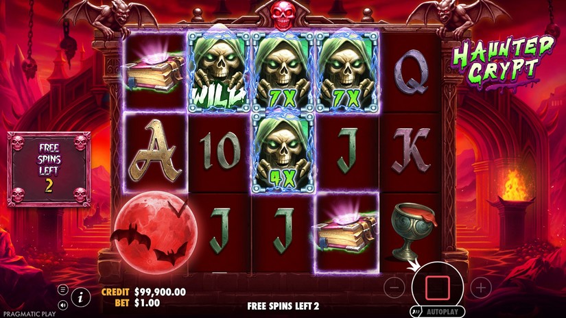 Haunted Crypt slot screen 5