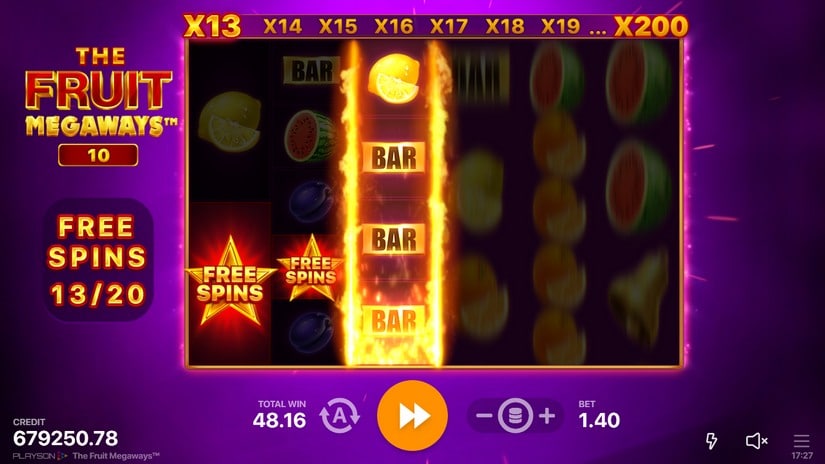 The Fruit Megaways slot screen 5