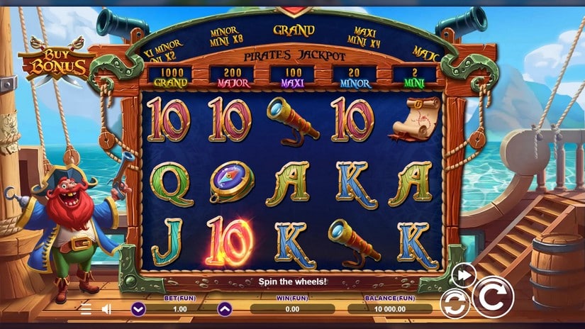 Pirate Spirit slot screen 1