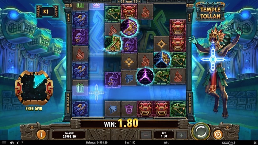 Temple of Tollan slot screen 3