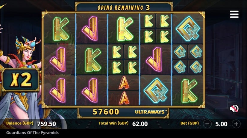 Guardians of the Pyramids slot screen 5