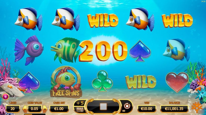 Golden Fish Tank slot screen 4