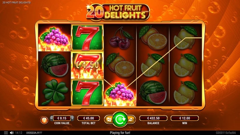 20 Hot Fruit Delights slot screen 5