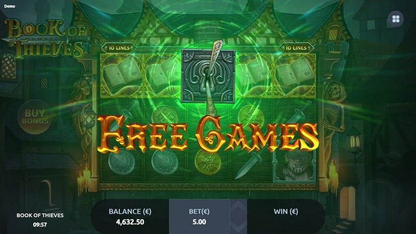 Book of Thieves slot screen 2