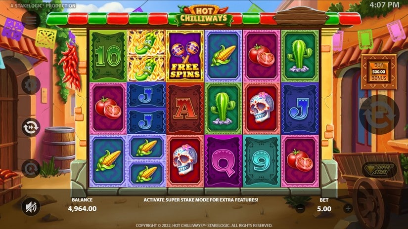 Hot Chilliways slot screen 2