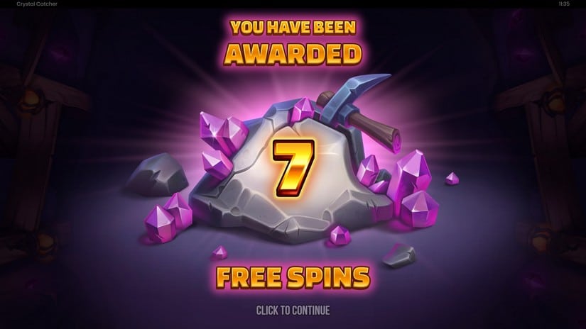 Crystal Catcher slot screen 2