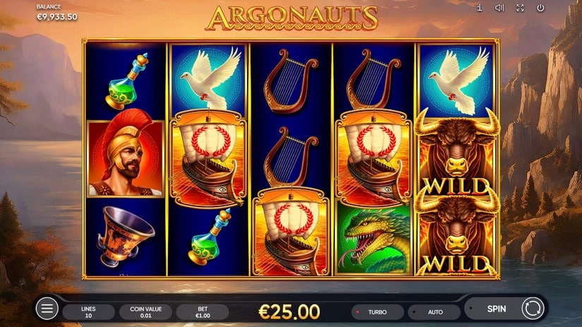 Argonauts slot screen 4