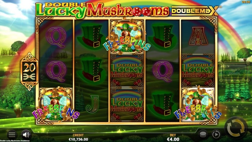 Double Lucky Mushrooms DoubleMax slot screen 2