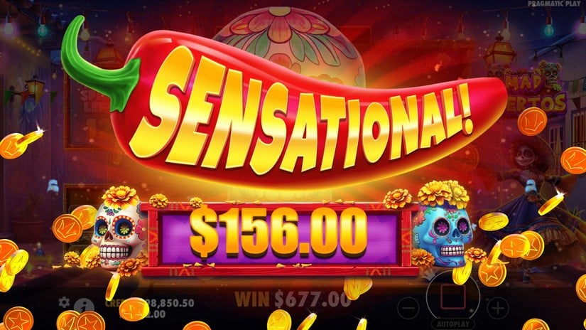 Mad Muertos slot screen 5