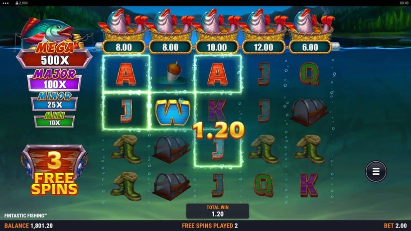 Fintastic Fishing slot screen 4