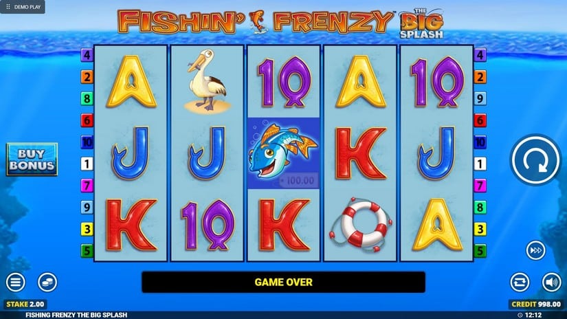 Fishin Frenzy The Big Splash slot screen 1