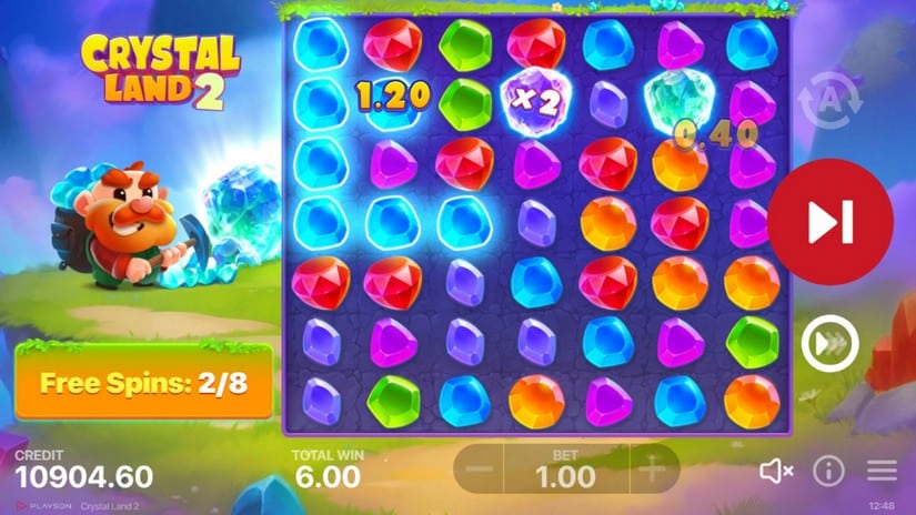 Crystal Land 2 slot screen 5