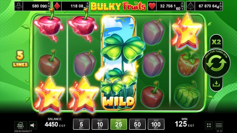 Bulky Fruits slot screen 4