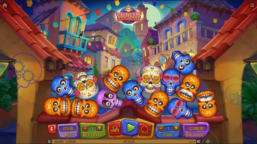 Calaveras Explosivas slot screen 1