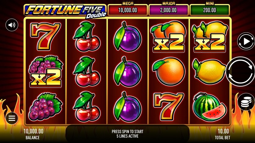 Fortune Five Double slot screen 1