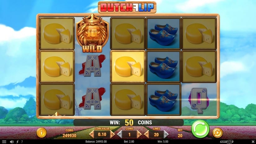 Dutch Flip slot screen 2