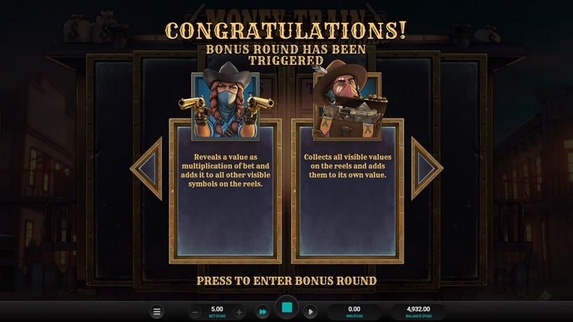 Money Train Origins Dream Drop slot screen 4