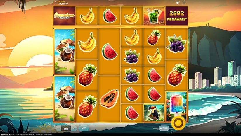 Copacabana Megaways slot screen 1