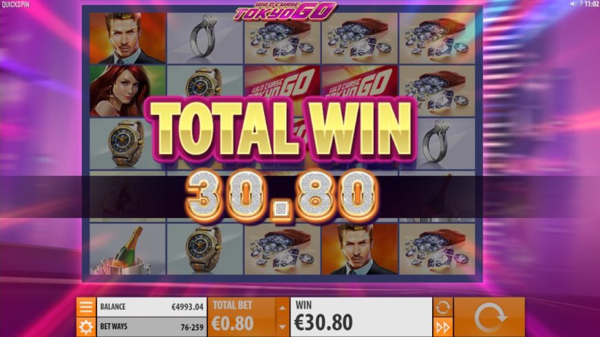 Wild Chase: Tokyo Go slot screen 5