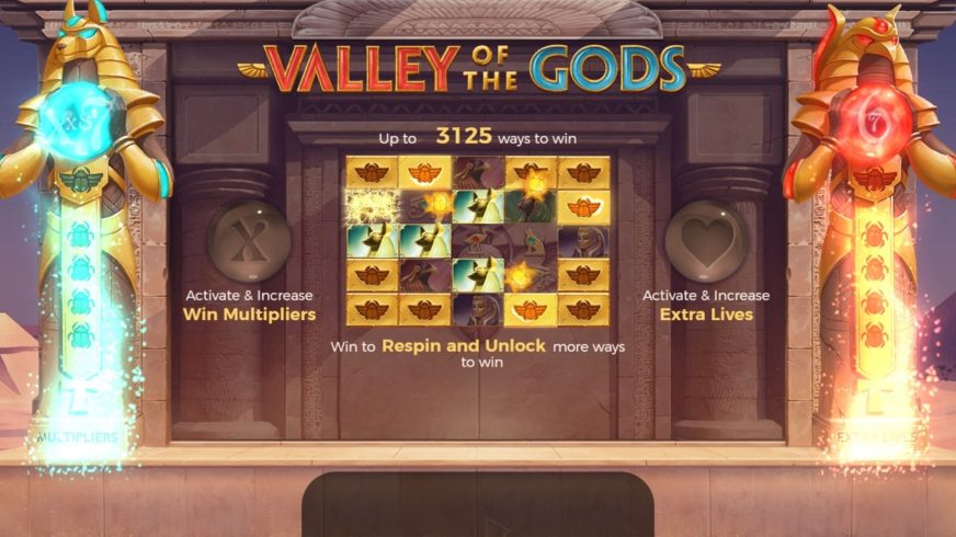 Valley Of The Gods slot screen 2