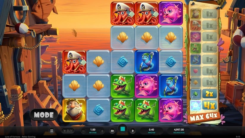 Lure of Fortune slot screen 2