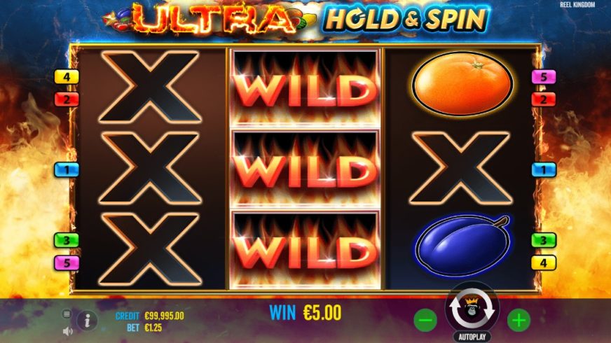 Ultra Hold and Spin slot screen 2