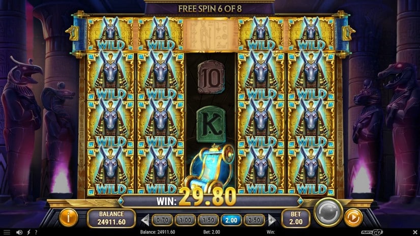 Scroll of Seth slot screen 5