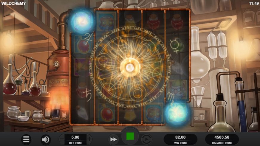 Wildchemy slot screen 3