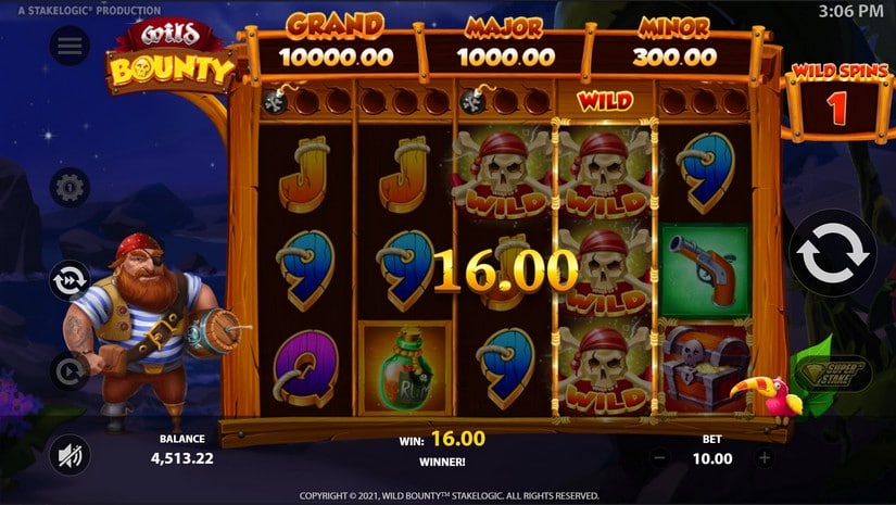 Wild Bounty slot screen 3