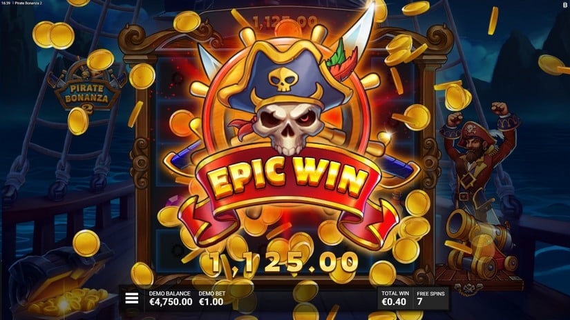 Pirate Bonanza 2 slot screen 6