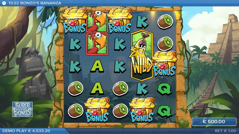Bonzo’s Bananza slot screen 3