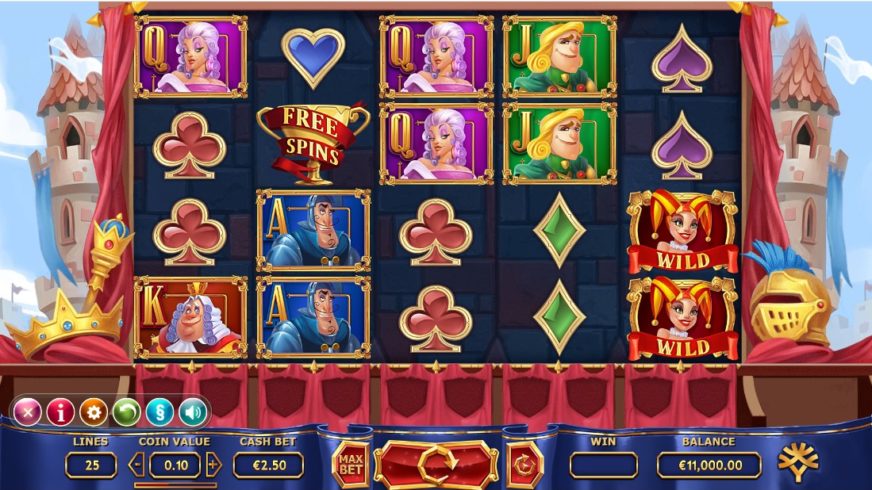 The Royal Family slot screen 1