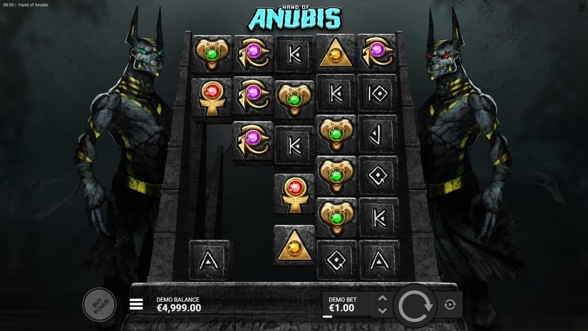 Hand of Anubis slot screen 2