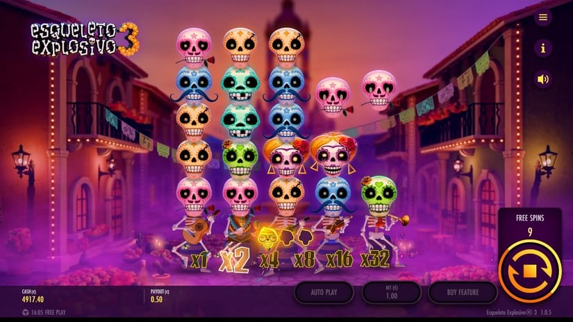 Esqueleto Explosivo 3 slot screen 4