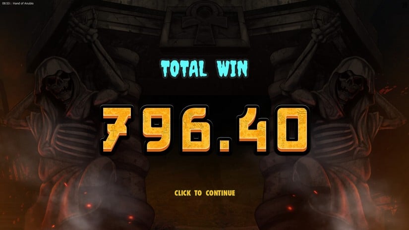 Hand of Anubis slot screen 8