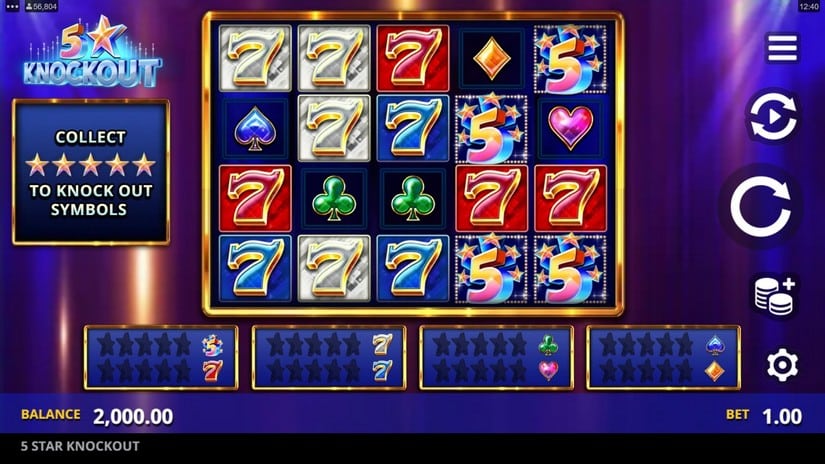 5 Star Knockout slot screen 1