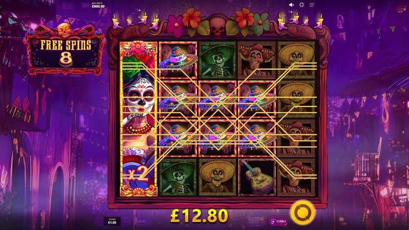 Los Muertos Locos slot screen 4