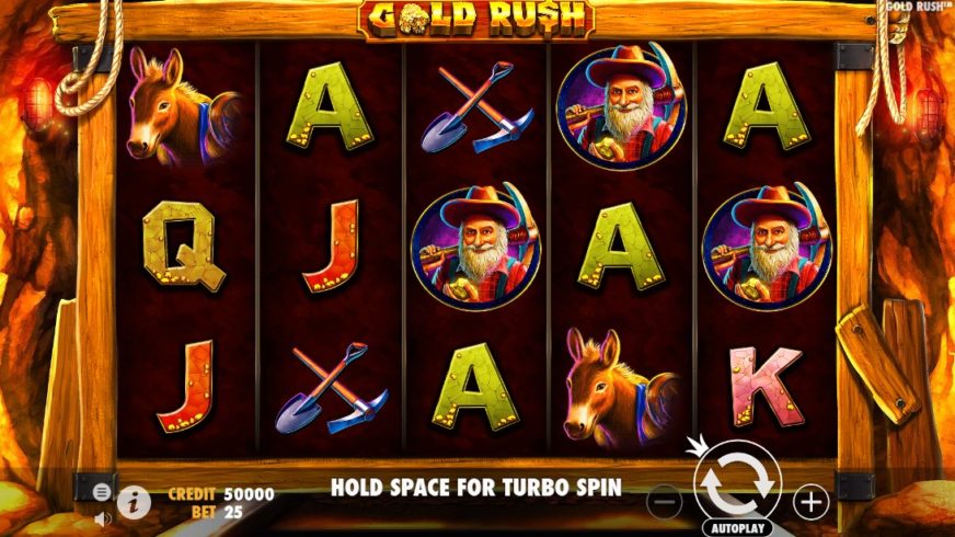 Gold Rush slot screen 1