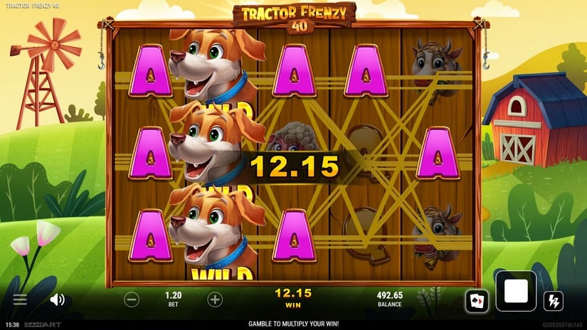Tractor Frenzy 40 slot screen 4