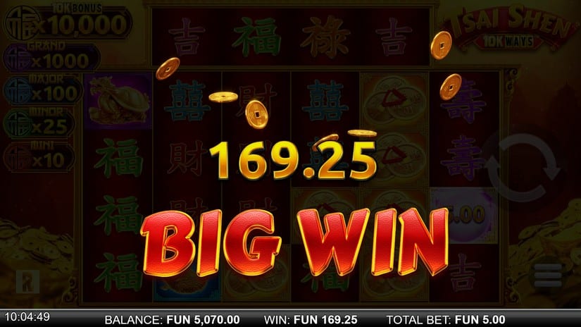 Tsai Shen 10K Ways Dream Drop slot screen 3