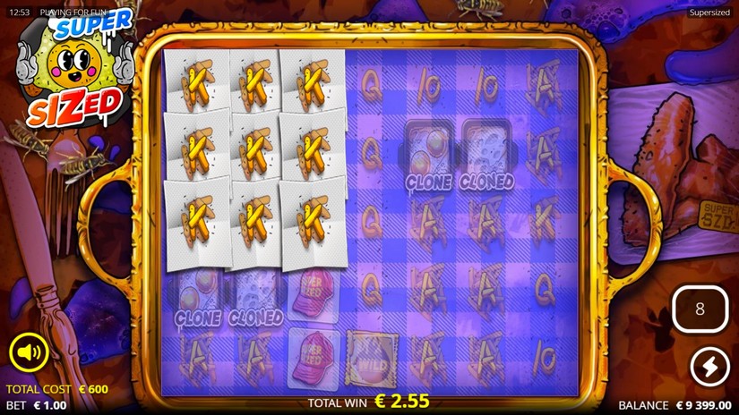 Supersized slot screen 4