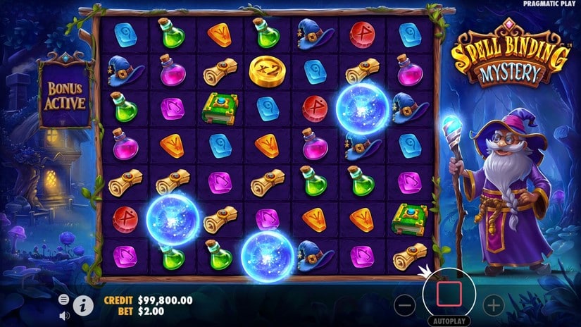 Spellbinding Mystery slot screen 3