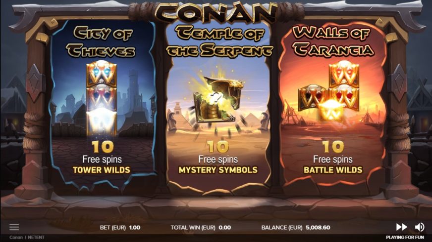 Conan slot screen 5